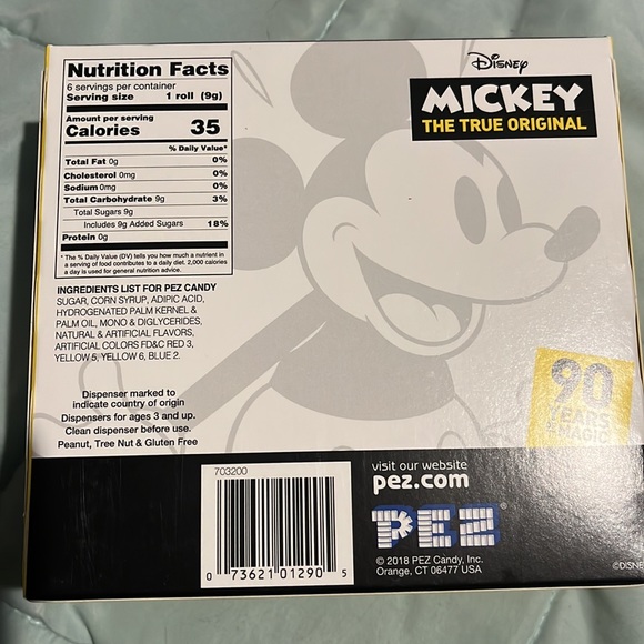 NWT PEZ Mickey Mouse 90 Years of Magic - Picture 4 of 5